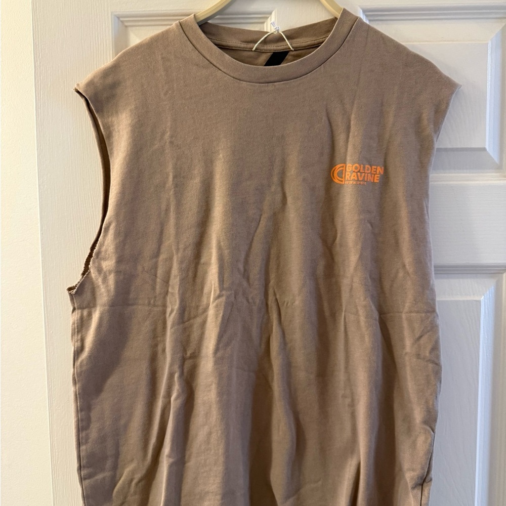 Zara NWT Sleeveless Tan Shirt